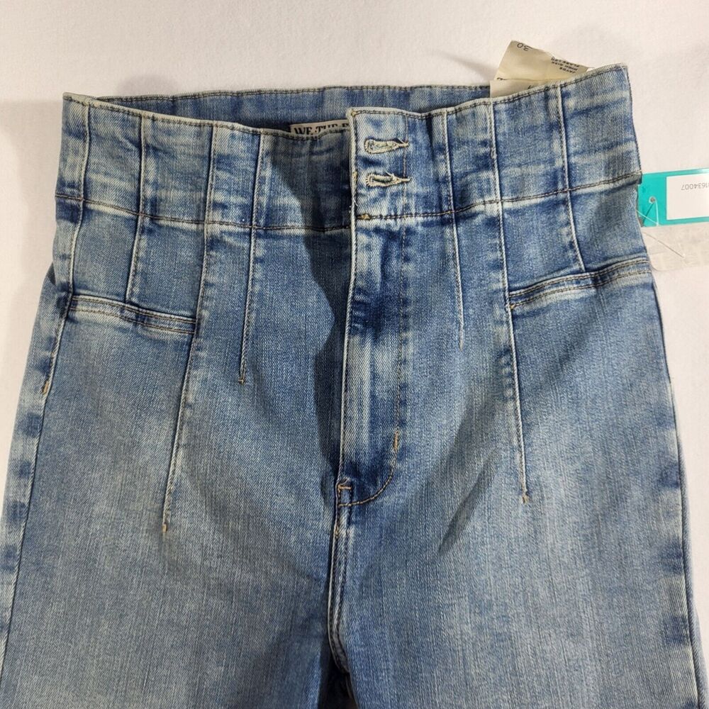 Free People We The Free Jayde Flare High Rise Jeans Women’s Size 30/10 Indigo - Picture 4 of 14